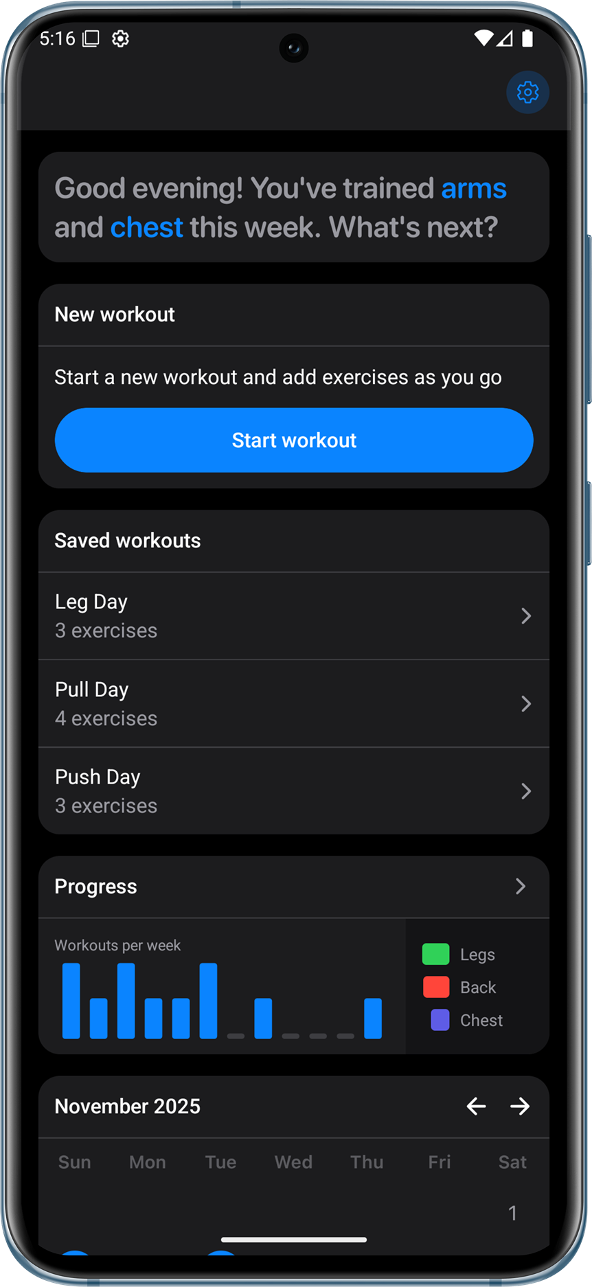 Built for iOS, now on Android - Best iOS workout tracker